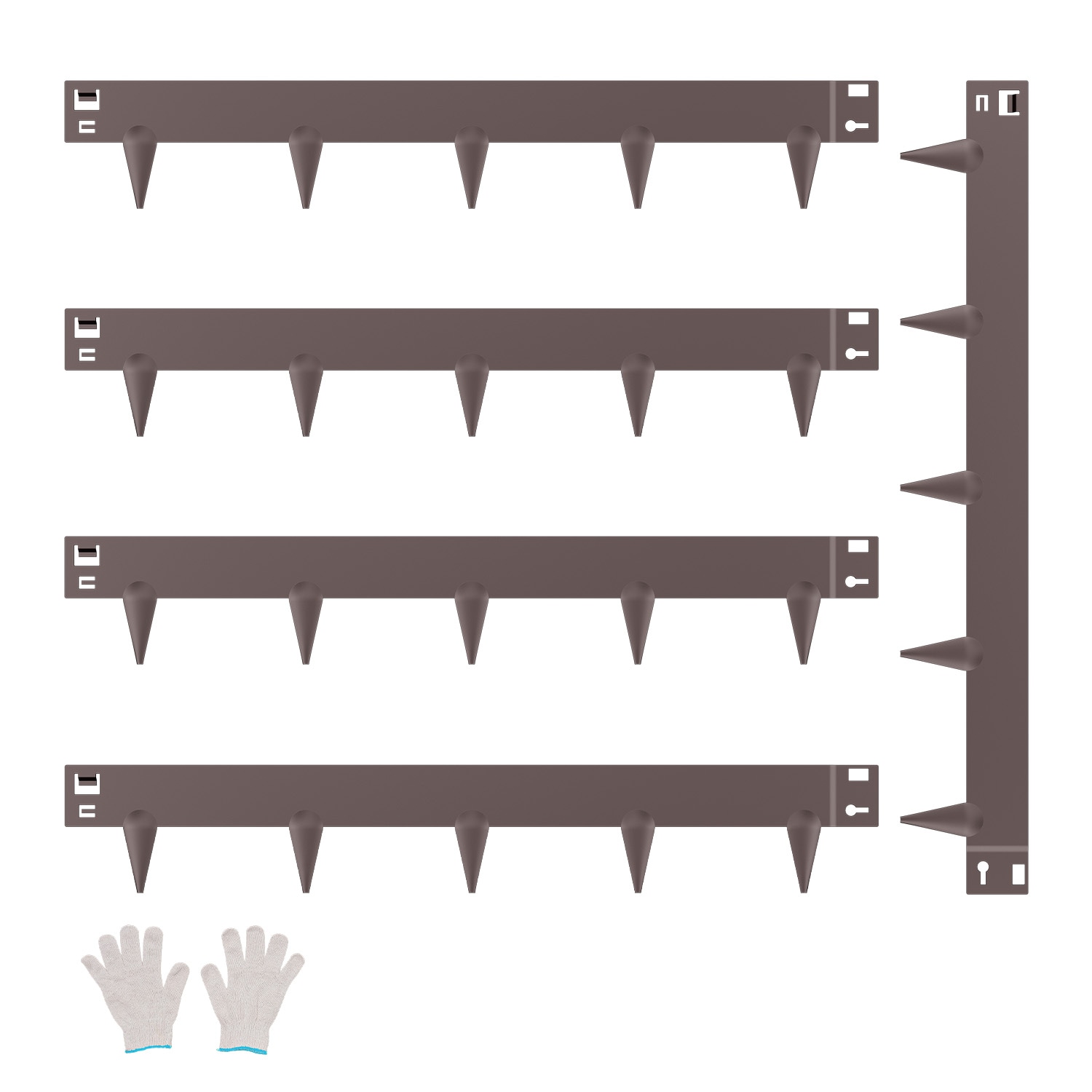 Steel Landscape Edging Border Rust-resistant Garden Metal Edging_voghion.com
